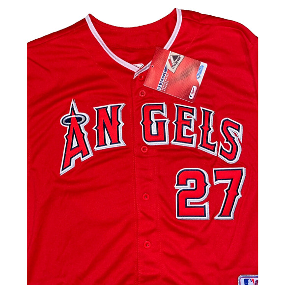 Mike Trout Los Angeles Angels Rookie Year Jersey Sz. 50 Large Majestic Deadstock - Picture 6 of 16